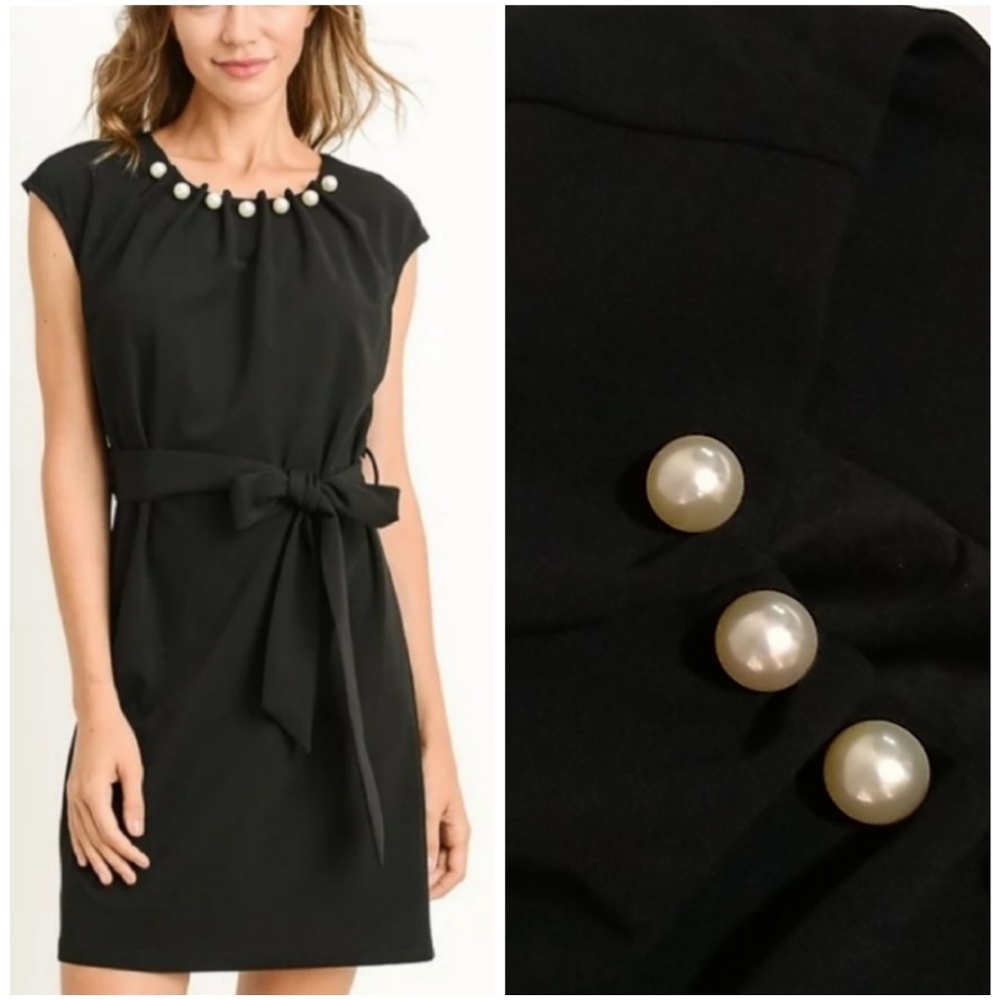 🌟🆕Tie Front Black Dress